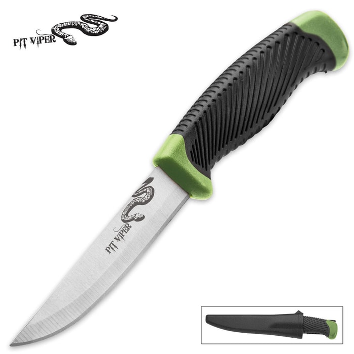 Pit Viper All-Purpose Utility Knife with Self-Draining Sheath