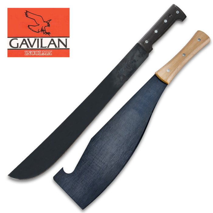 Gavilan Incolma Corneta Machete Combo Pack - Bush, Cane Machetes; 1074 Carbon Steel; Legendary Hot Rolled British Steel; Made in Incolma, Colombia - Two Machetes for Price of One