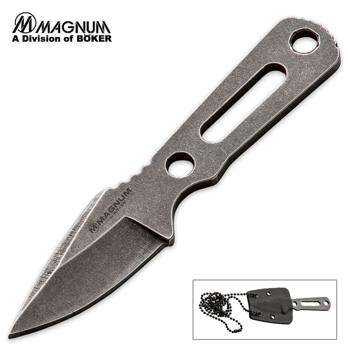Magnum Lil' Friend Arrowhead Neck Knife