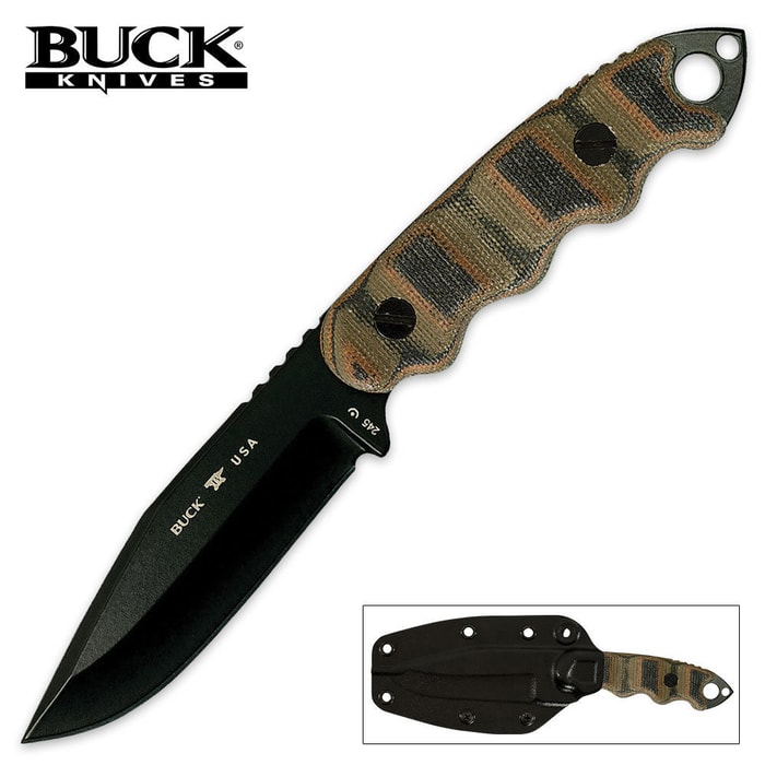 Buck Mat Would Go Fixed Blade Tactical Knive