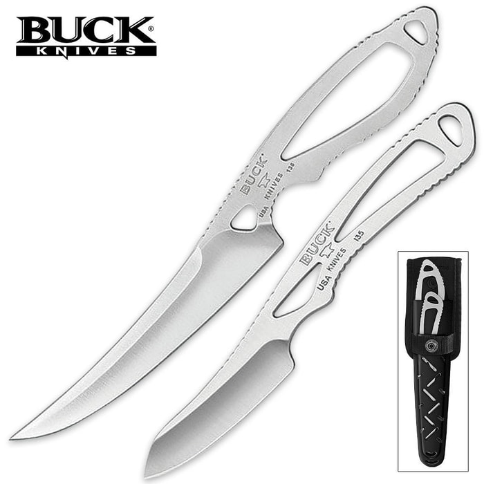 Buck PakLite Elite Field Dressing Knife With Sheath