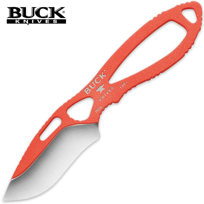 Buck PakLite Orange Traction Skinner Knife Small