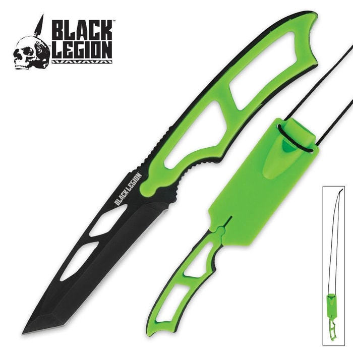 Black Legion Apocalypse Tactical Neck Knife With Sheath