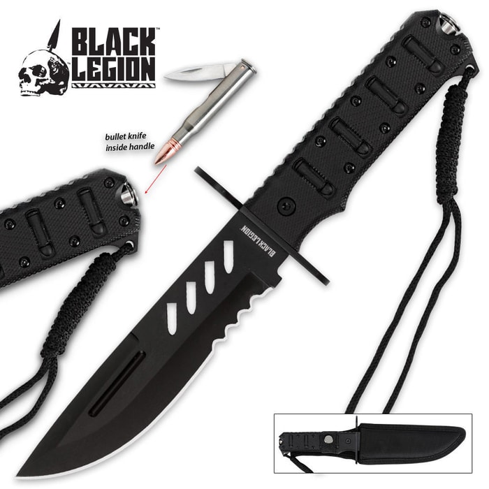 Black Legion Covert Combat Bullet Knife