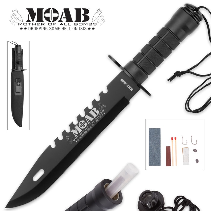 MOAB - Mother Of All Bombs - Bayonet Survival Knife