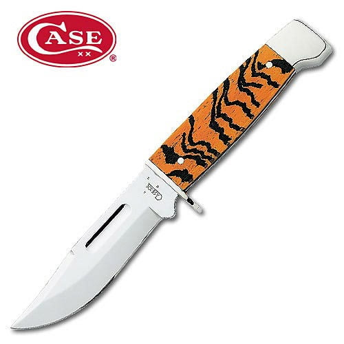 Case Tiger Slab Side Hunter Knife