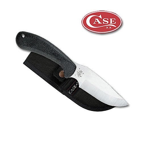 Case Ridgeback Black Drop Point Knife with Nylon Sheath