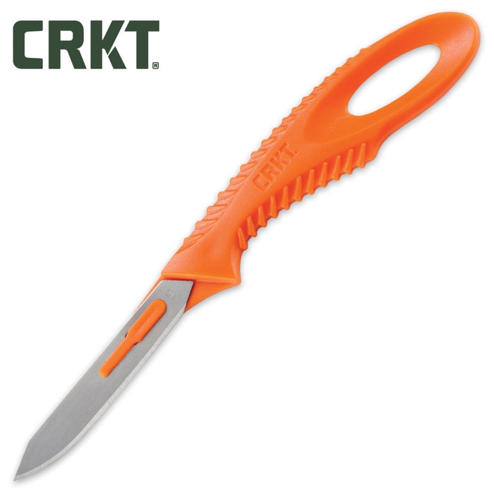 CRKT Precision Disposable Kit (PDK) | 4 Disposable Utility Hunting Razor Knives | Orange