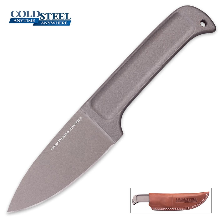 Cold Steel Drop Forged Hunting Knife And Sheath