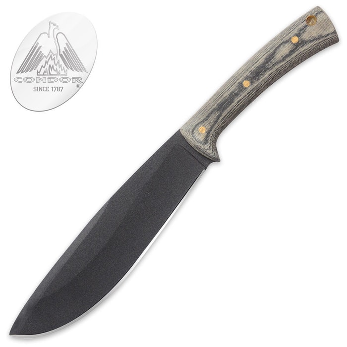 Condor Solobolo Knife With Leather Sheath
