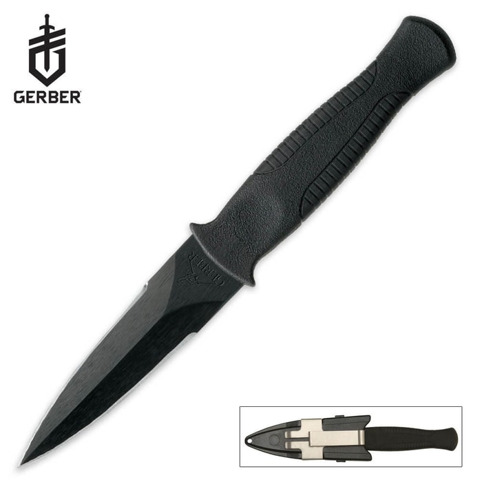 Gerber Black Guardian Back-Up Knife