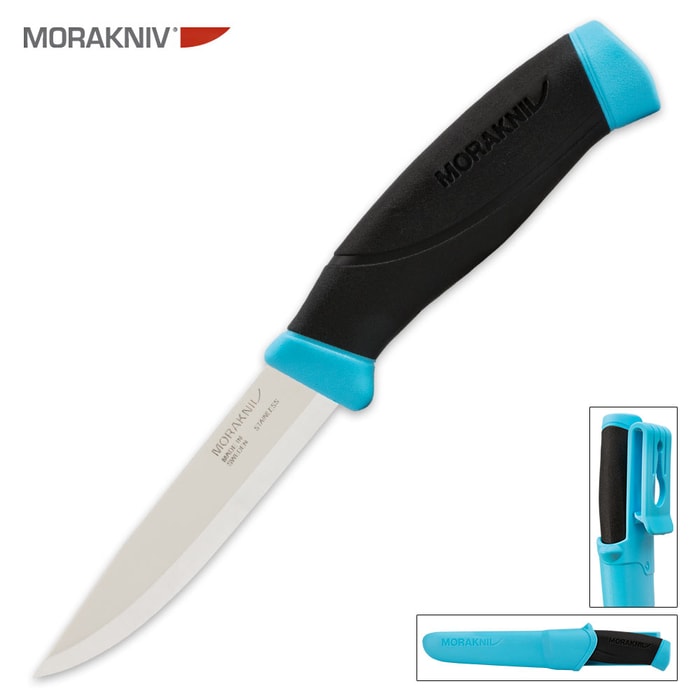 Mora Companion Blue Knife With Sheath
