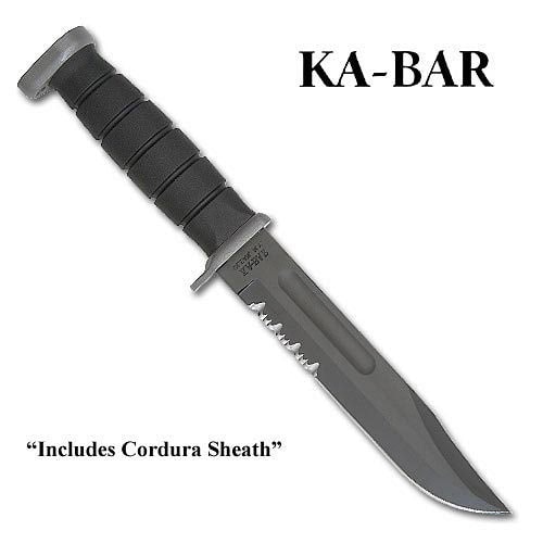 Kabar Extreme Bowie Knife with Cordura Sheath