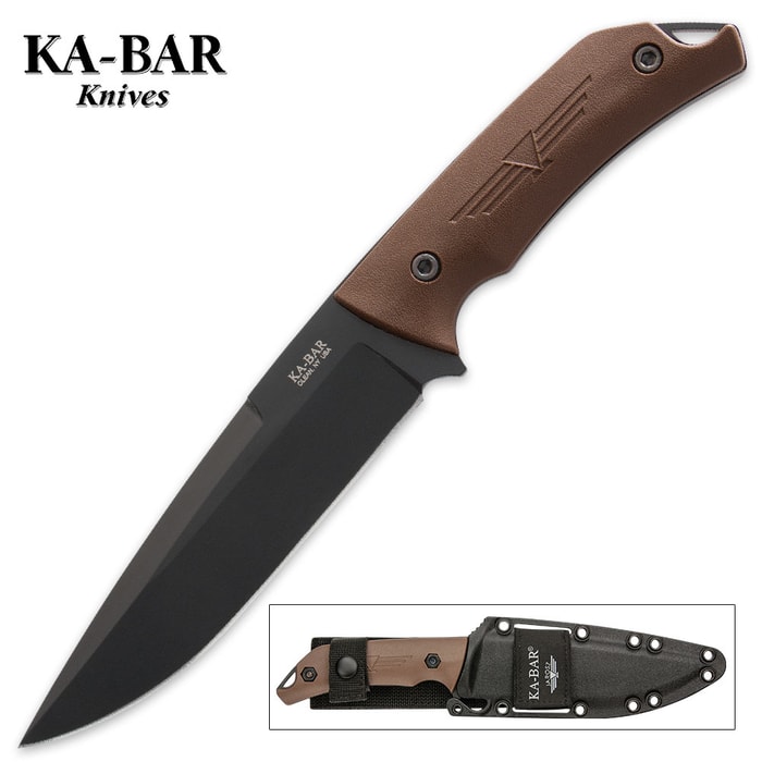 KA-BAR Jesse Jarosz "Turok" Fixed Blade Knife with Sheath