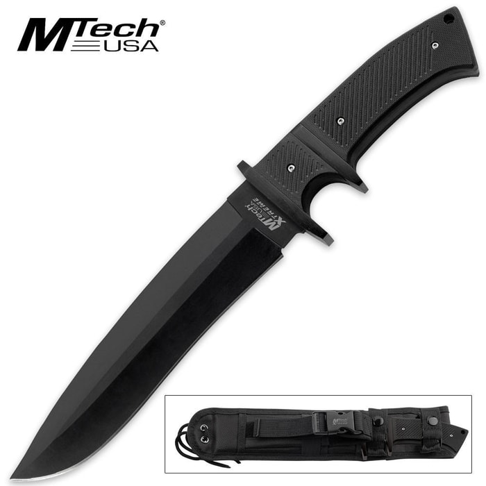 MTech Xtreme 13-Inch Tactical Fixed Blade Knife Black