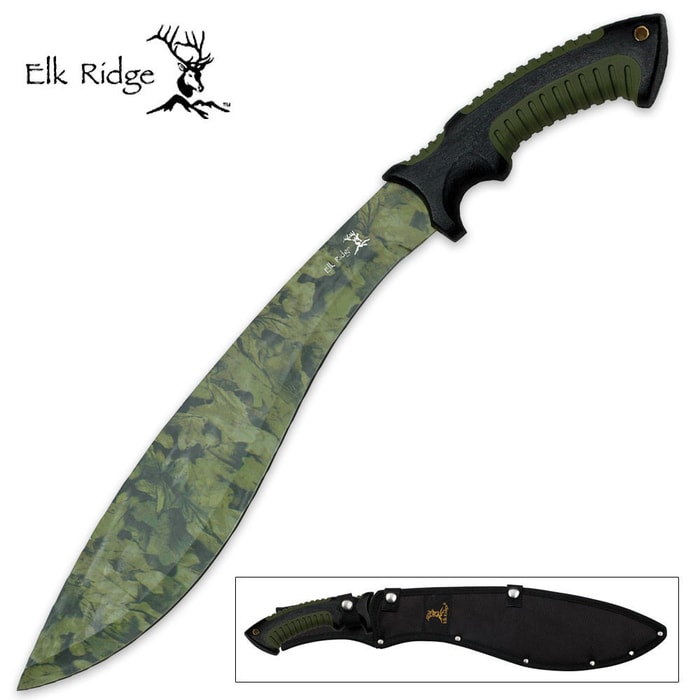 Elk Ridge Fixed Blade Camouflage Machete