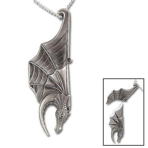 Flying Dragon Knife Necklace