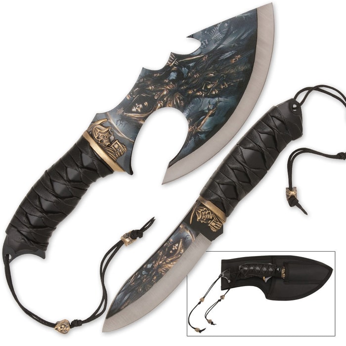Fantasy Master 2 Pc Knife Set Fixed Blade