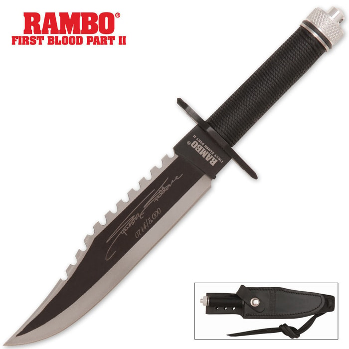 Mini Rambo II: Stallone Signature Edition Fixed Blade