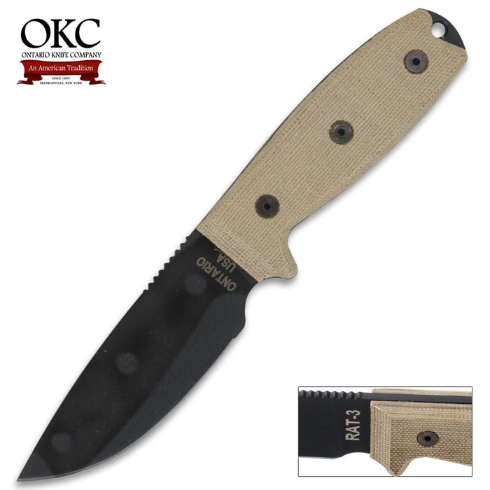 Ontario Knife Company 8631 RAT-3 Knife