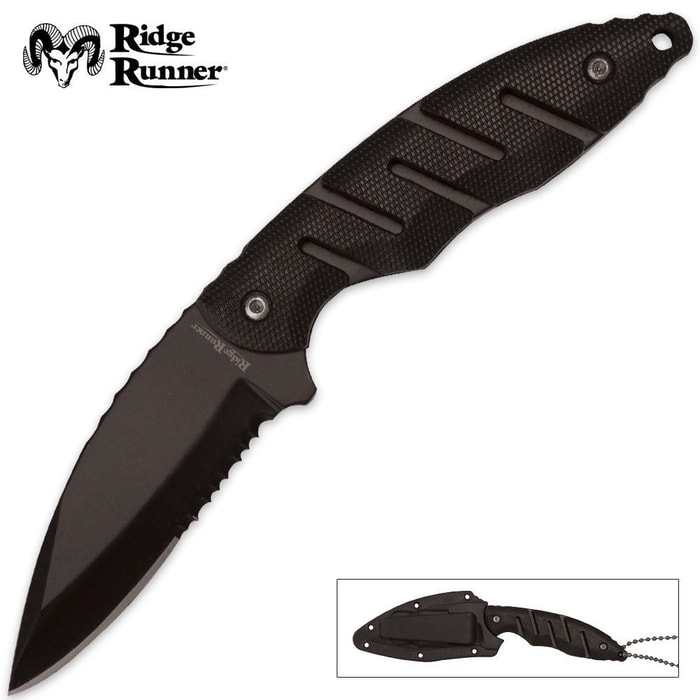 Ridge Runner Black Neck Knife