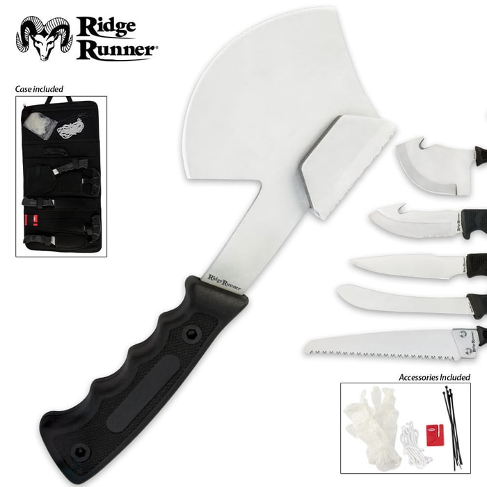 Ridge Runner Outdoorsman Big Game Cleaning Knife Set