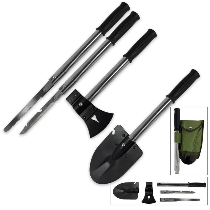 9-In-1 Mini Shovel & Tool Set