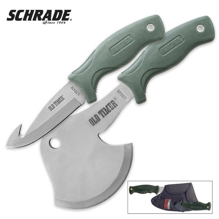 Schrade Old Timer Hatchet Knife Combo