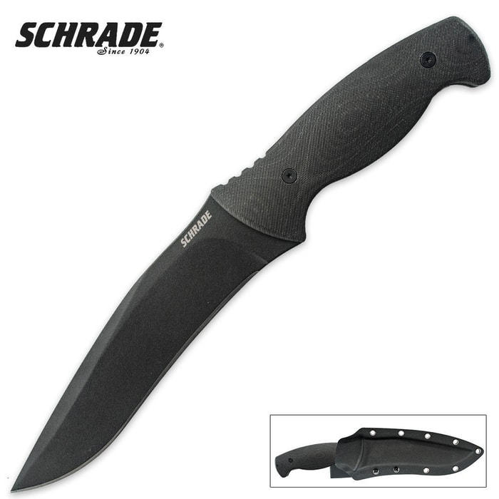 Schrade Extreme Survival Drop Point Recurve Knife