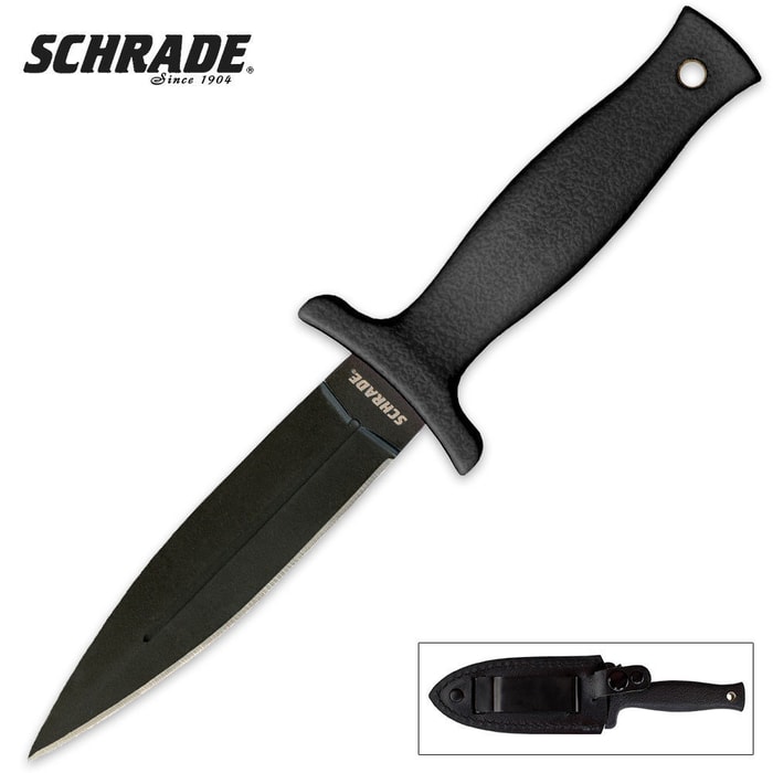 Schrade Small Single Edged Spear Point Boot Knife