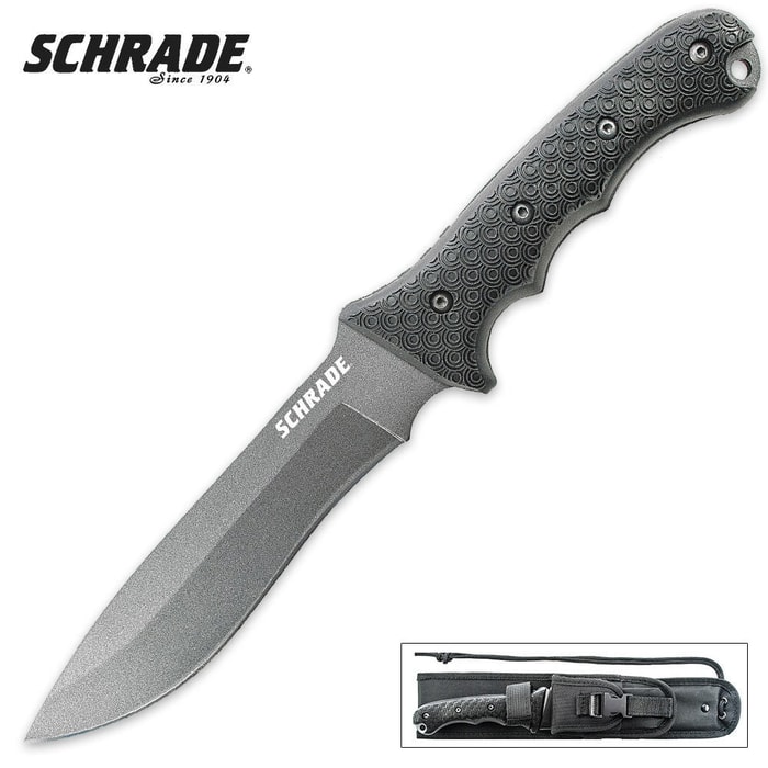 Schrade Extreme Survival Drop Point Fixed Blade Knife