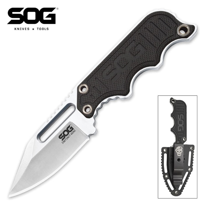 SOG Instinct Mini G-10 Handle Belt Or Boot Knife