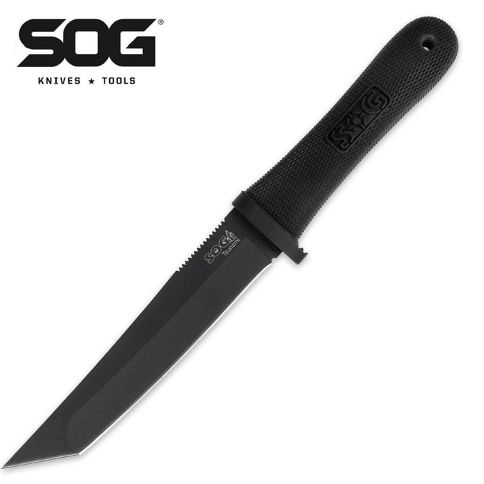 SOG Black Tini Tsunami Knife