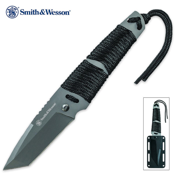Smith & Wesson Full Tang Fixed Blade Tactical Knife
