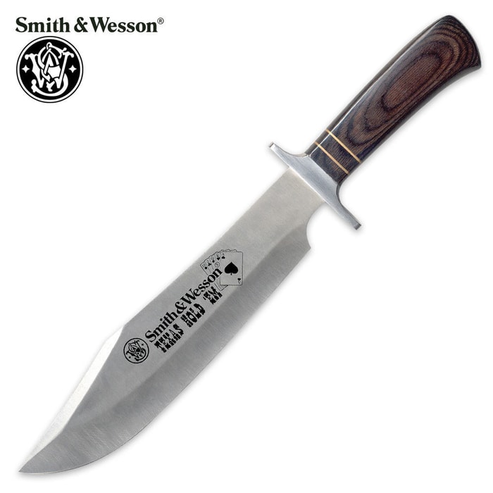 Smith & Wesson Texas Holdem 16” Bowie Knife