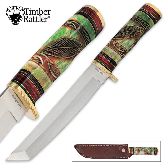Timber Rattler Jade Palace Fixed Blade Knife