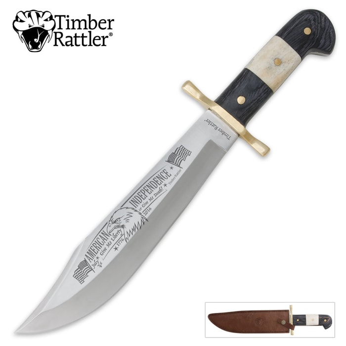 Timber Rattler American Independence Bowie Knife
