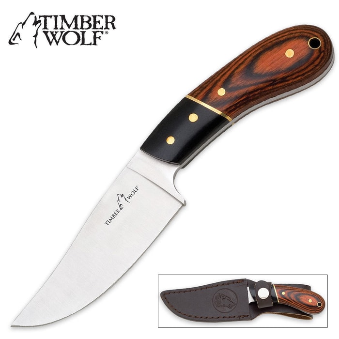 Timber Wolf Skinner Fixed Blade Knife