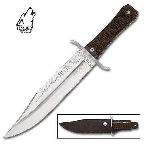 Timber Wolf Open Range Bowie Knife