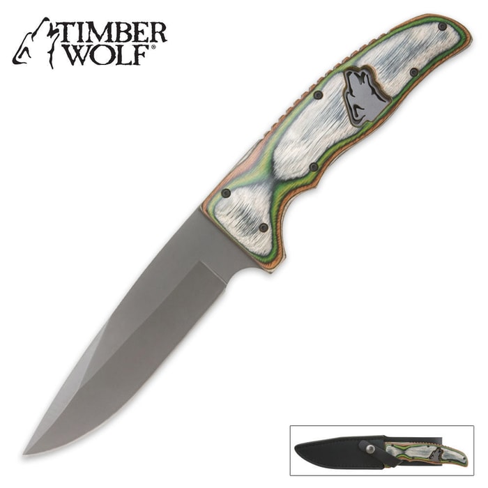 Timber Wolf Pioneer Paka Bowie Knife
