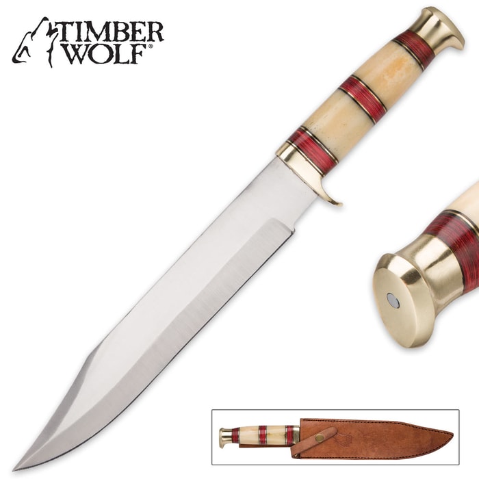 Timber Wolf Desert Canyon Bowie Knife