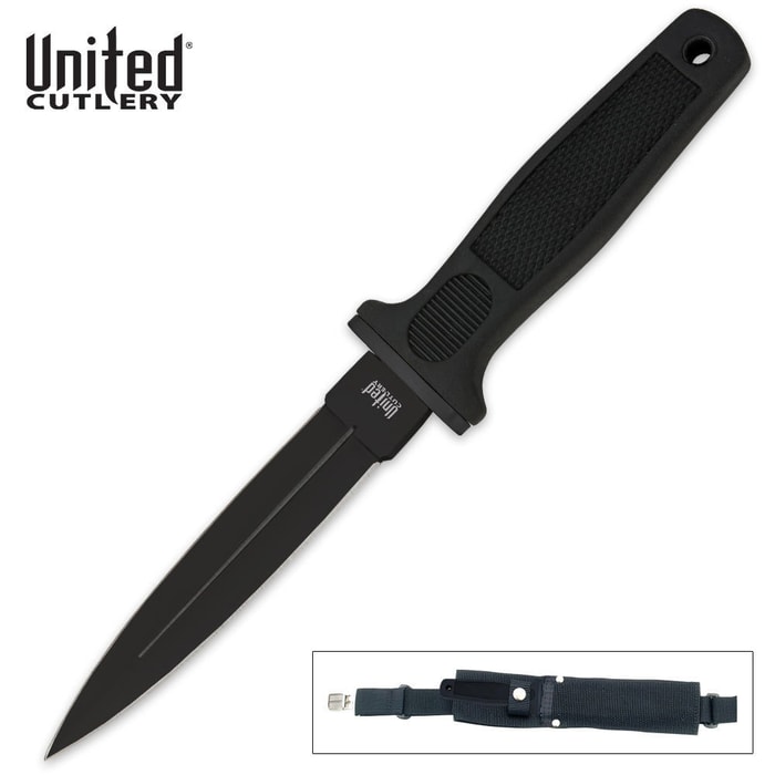 United Quick Draw Black Boot Knife