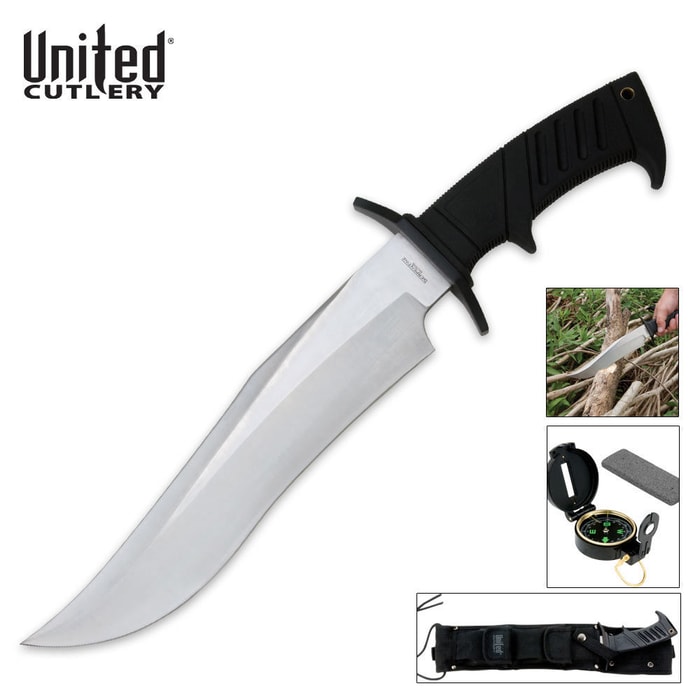 United Cutlery Serpentine Survival Bowie Knife & Sheath