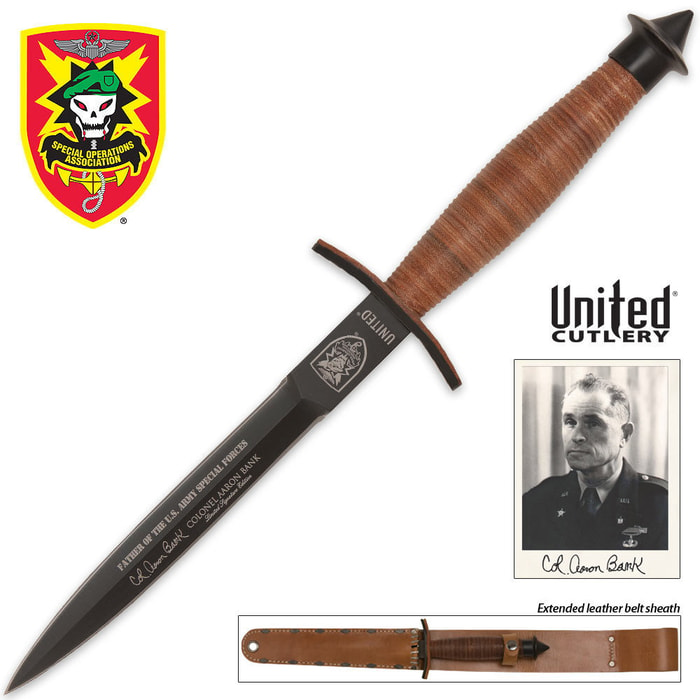 United Cutlery S.O.A. V42 Marine Dagger Banks Edition & Sheath