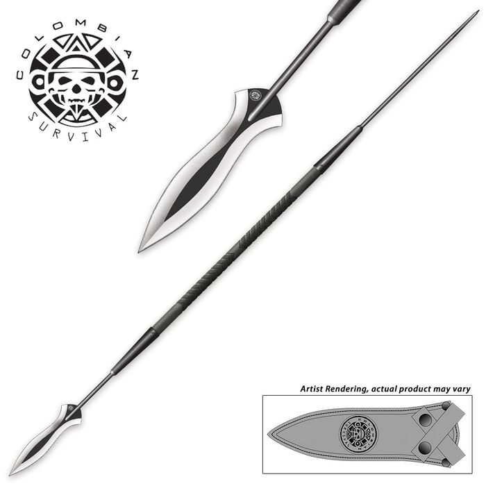 Survival Hunting Spear - SK5 Carbon Steel - 5'