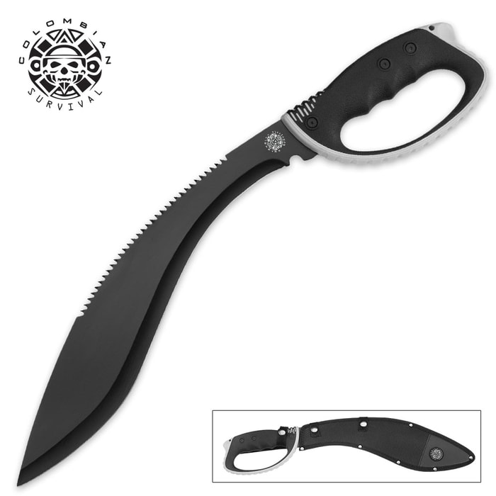 Colombian Survival Kukri Knife With Saber Handle