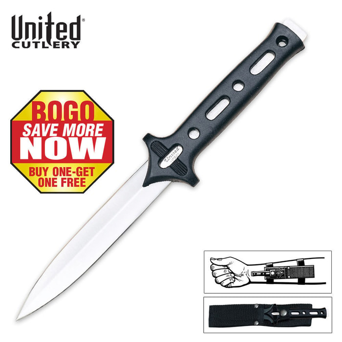 United Cutlery Special Agent Stinger Knife & Sheath 2 for 1