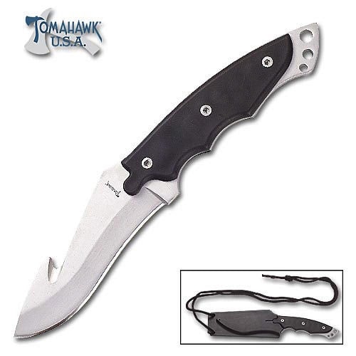 Tomahawk Gut Hook Fixed Blade Knife
