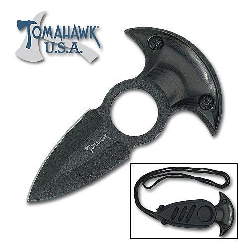 Tomahawk Black Push Dagger Knife
