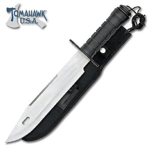 Survival Silver Blade Knife